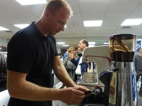 Presentación de Faema E71 en Barcelona con cafés de Tornado Café